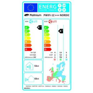 Aer conditionat rezidential - Platinium- 24000 BTU Aparat de aer conditionat Platinium PWIFI-24 +++ NORDIC Inverter 24000 BTU 5 - ecoclimatech.ro