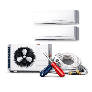 Montaj Aer Conditionat Multisplit Montaj standard aer conditionat DUBLU SPLIT - ecoclimatech.ro