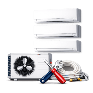 Montaj Aer Conditionat Multisplit Montaj standard aer conditionat TRIPLU SPLIT - ecoclimatech.ro