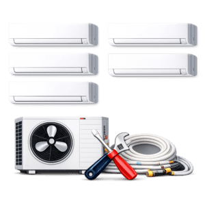 Montaj Aer Conditionat Multisplit Montaj  standard aer conditionat cu 5 UNITATI INTERNE - ecoclimatech.ro