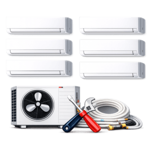 Montaj Aer Conditionat Multisplit Montaj  standard aer conditionat cu 6 UNITATI INTERNE - ecoclimatech.ro