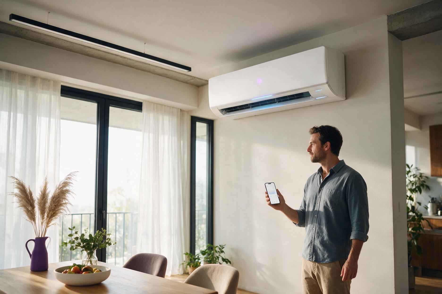 Tehnologie și Inovații Aer condiționat cu Wi-Fi: cum alegi un model care chiar se conectează - ecoclimatech.ro