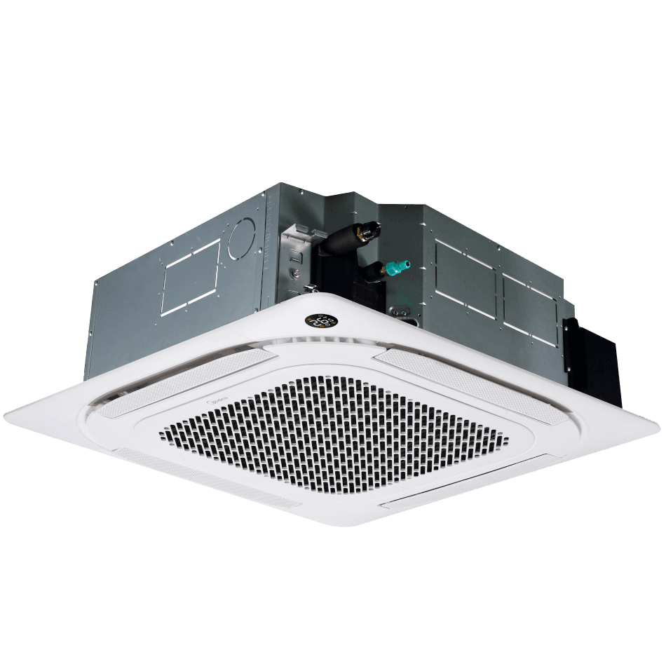 Casetă Midea BreezeleSS+ Roundflow prezentată pe fundal curat