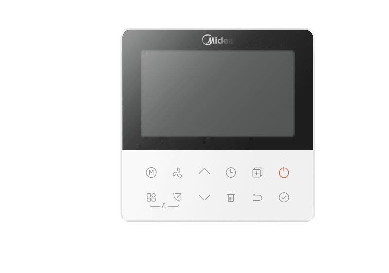 Controller cu fir Midea prezentat separat pe fundal transparent