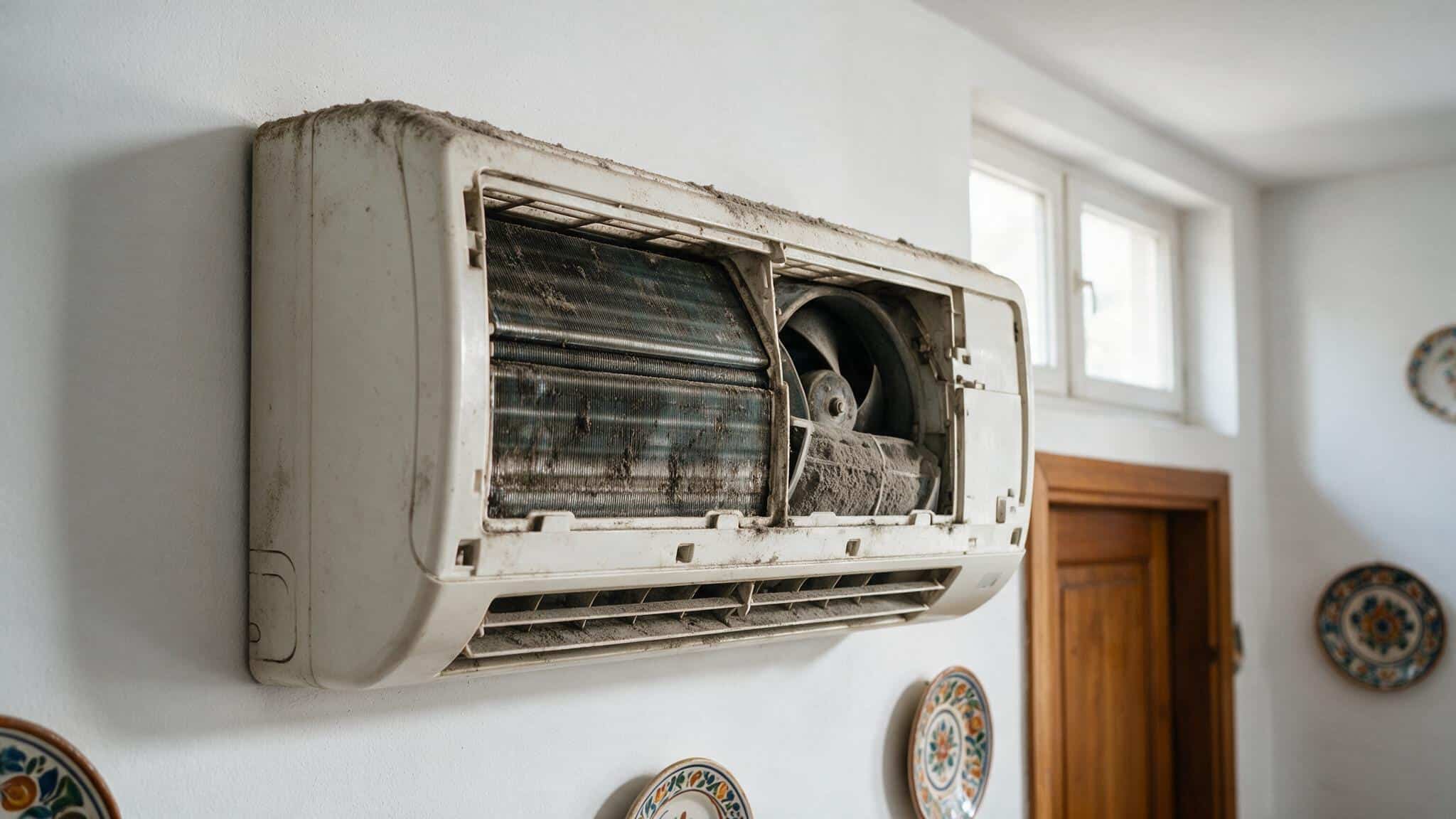 Ghiduri de Întreținere și Reparații Miros urat de la aer condiționat: cauze reale, soluții DIY și când chemi un specialist - ecoclimatech.ro